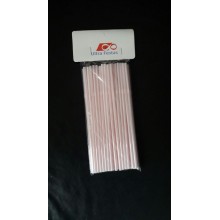 Canudo Plástico Dobrável Vermelho  